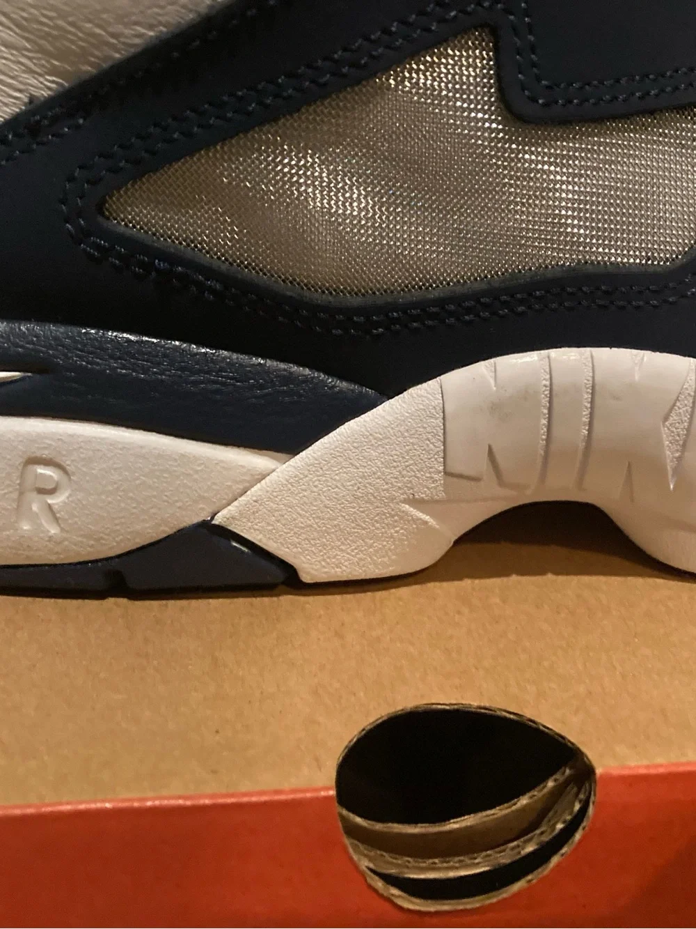 Nike Air Diamond Turf White / Midnight Navy Men’s Shoes